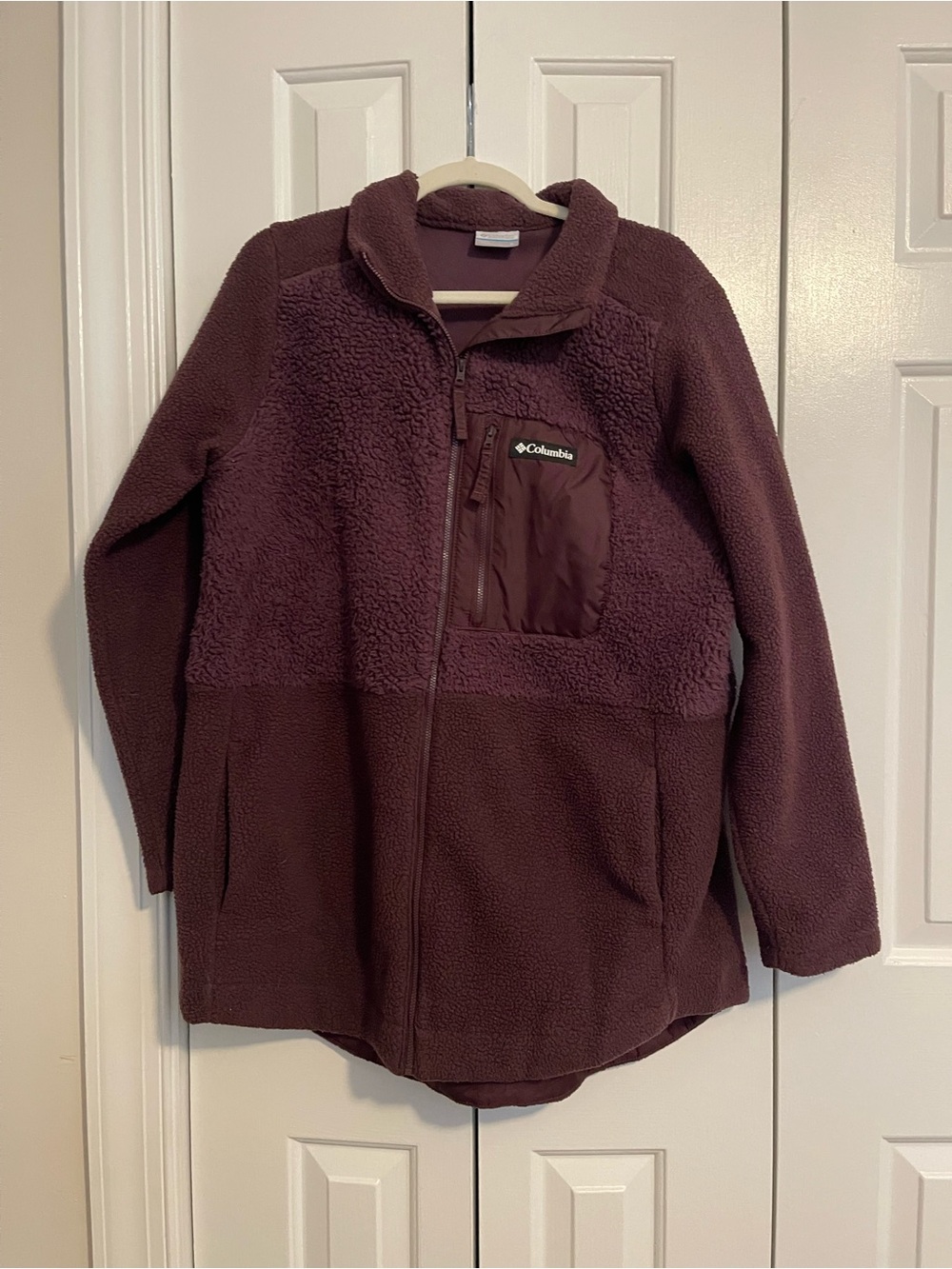 Columbia Dark Purple Sherpa Jacket